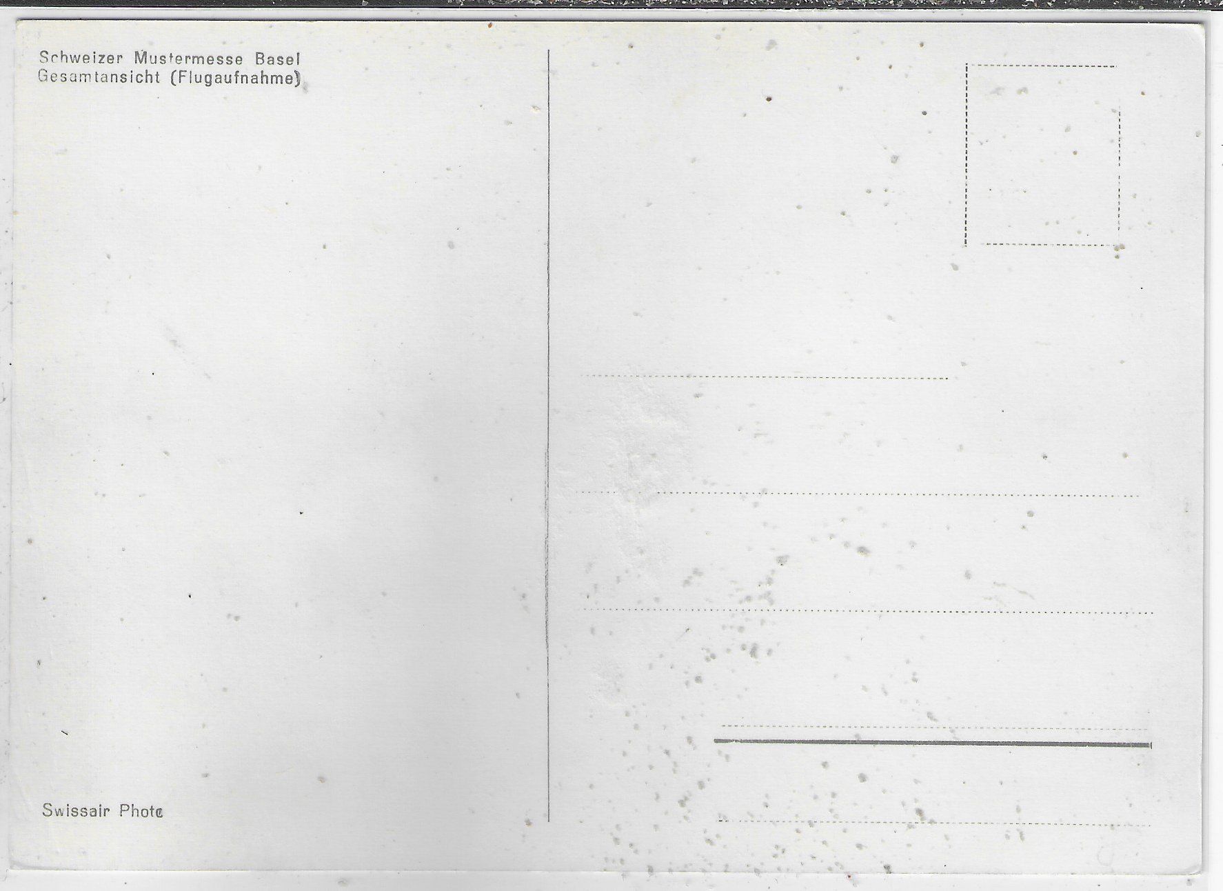 Cartoline postali: Flugaufnahme - Basel mit Mustermesse – Usato da Ettingen venduto da Kartenplanet 1
