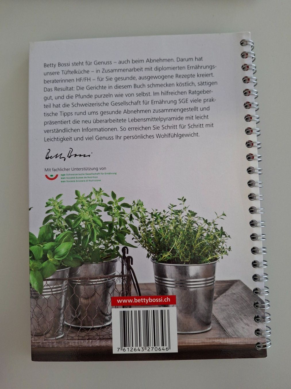 Libri: Betty Bossi "Gesund & Schlank" Kochbuch – Usato da Walterswil SO venduto da mel_5b2h 1