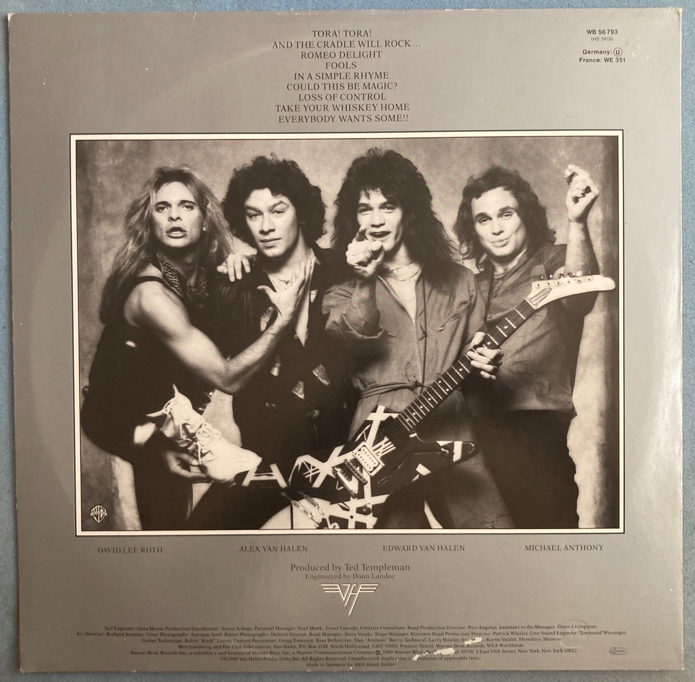 Dischi in vinile: VAN HALEN - WOMEN AND CHILDREN FIRST – Usato da Poliez-Pittet venduto da Newtown-Records 1
