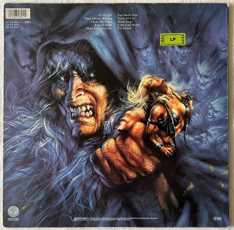 Warlock - Triumph And Agony - LP - 1987 - First Press - OIS (Gebraucht ...