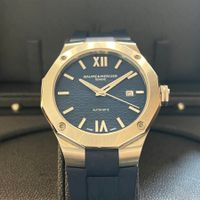 Baume & Mercier Riviera 42mm Blue Dial Full Set M0A10619