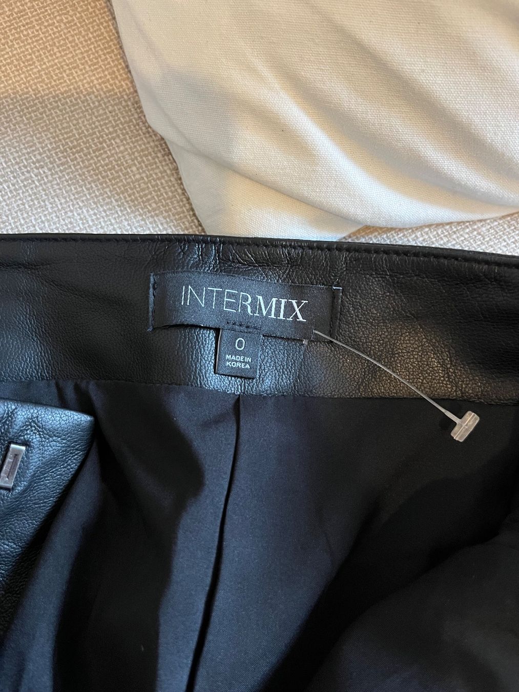 Pantaloni: Intermix Stylish Black Leather Trousers - Size XS – Usato da Mies venduto da Nib2011 8