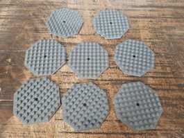 lego 89523 lot de 8 pièces Dark Bluish Gray Plate,