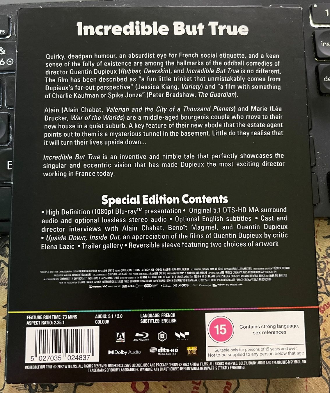 Tutti i DVDs: Blu-ray Incroyable mais vrai (2022) – Usato da Semsales venduto da __Florian__ 2