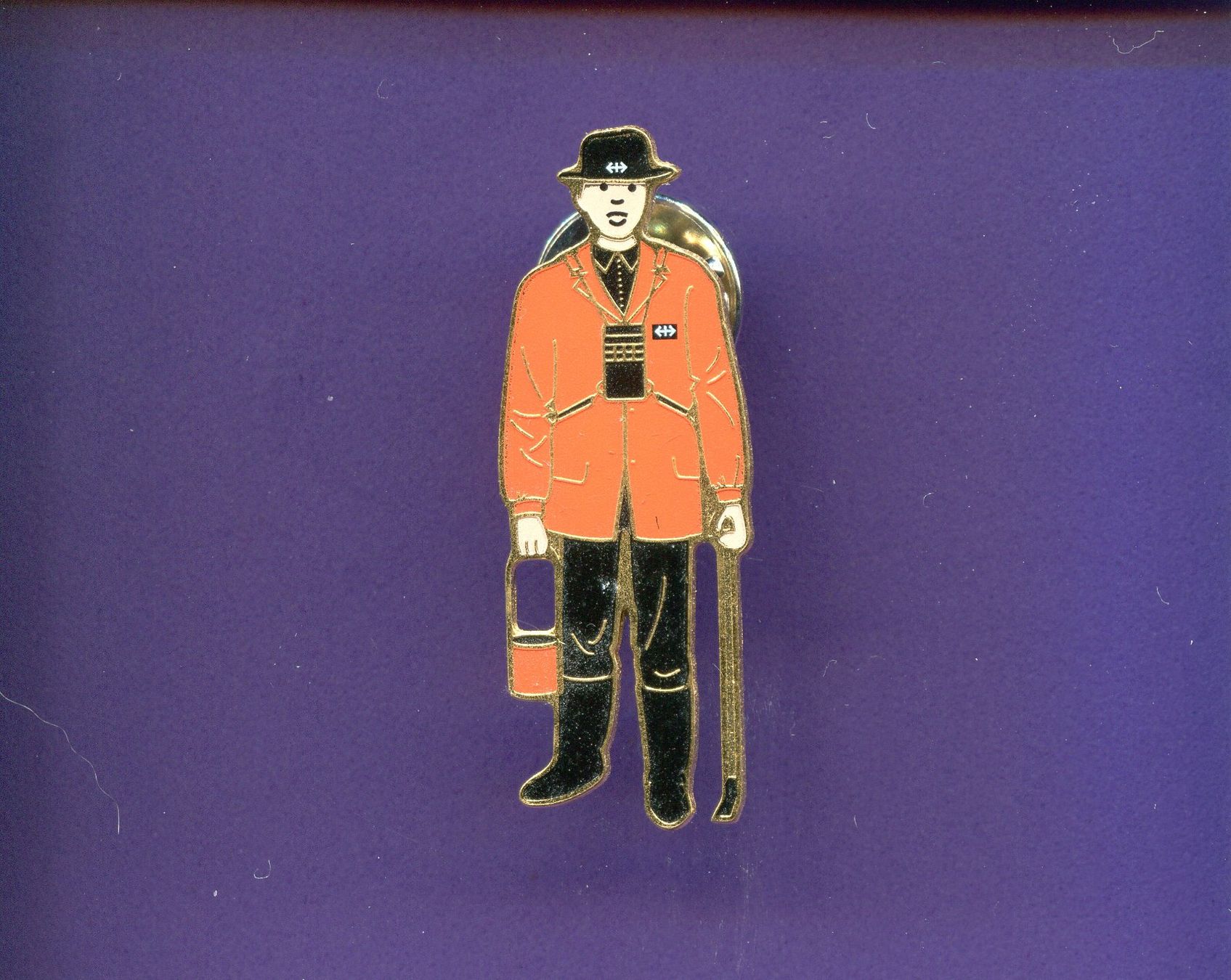 SBB/CFF/FFS Placchette & Badge: Schmid-Müller  LE GRAISSEUR  Lim.1000 – Usato da Winterthur venduto da Sammleroase