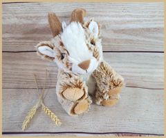 Peluche bouc / chèvre - Cotfer Genève  / Plüschtier