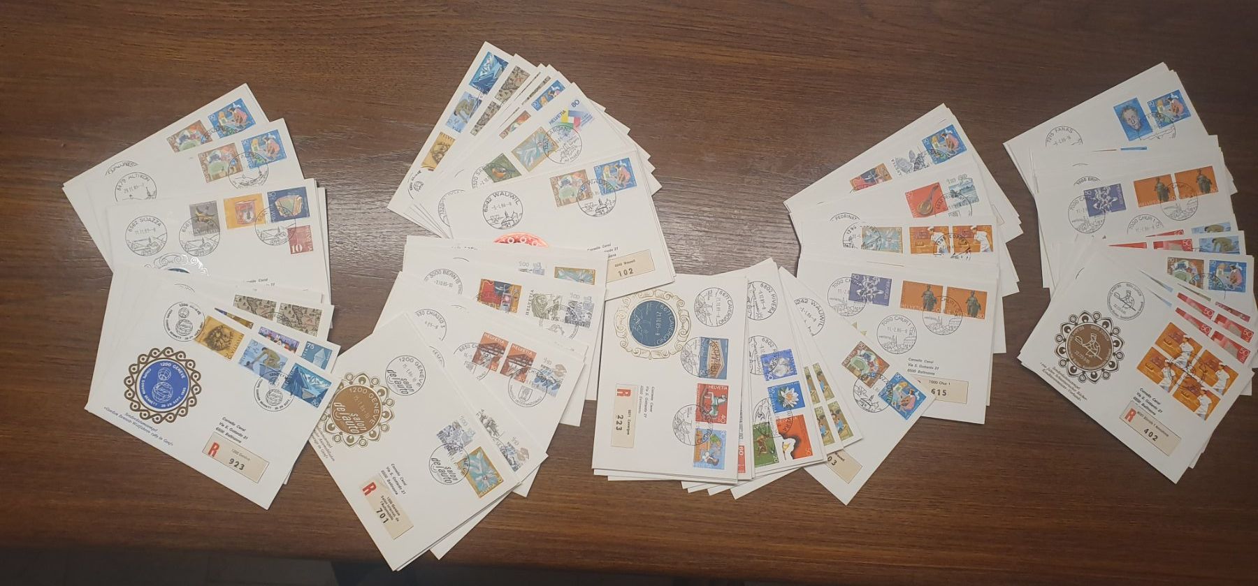 Tous les timbres: Total 162 verschiedene tolle Briefe – D'occasion à Härkingen par MarianneSi 8