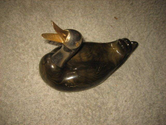 Statuette: Entenfigur aus Glas – Usato da Winterthur venduto da pf02 1
