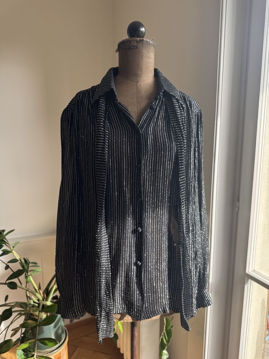 Camicette: Luisa Spagnoli Vintage Lurex Bluse – Usato da Zürich venduto da Lola_from_the_West 2