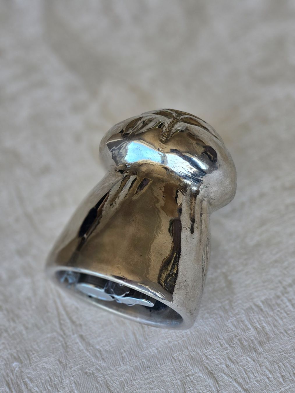 Accendini: Vintage silver Moet & Chandon Champagne Cork Table Lighter – Usato da Zollikon venduto da eug_5zym 2