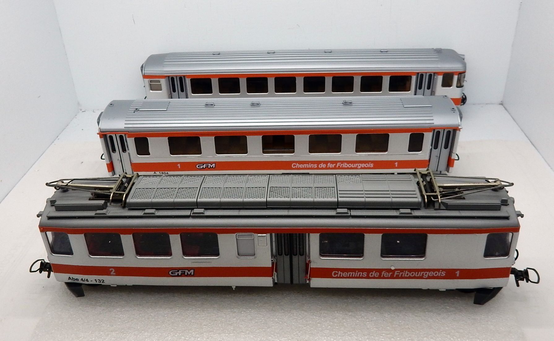 Bemo Trains électriques: Hom- Bemo  - "GFM"  Rame  Réversible de 3 éléments – D'occasion à Locarno par Gudrun2 1