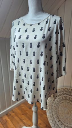 LIEBLINGSSTÜCK   🍍  langarm viskose bluse  🍍 Grösse 46