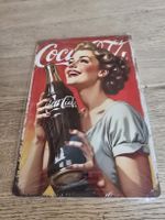 plaque metal coca cola 