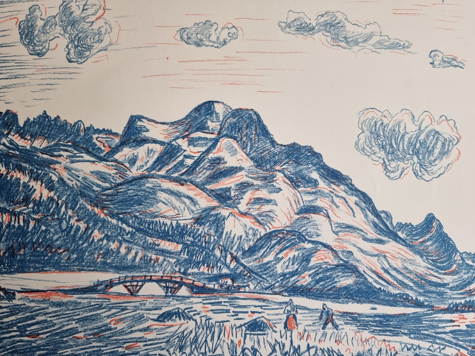 Grafica & Litografie: E. KEMTER LITHOGRAPHIE SIGNIERT – Usato da Gersau venduto da kunst-online