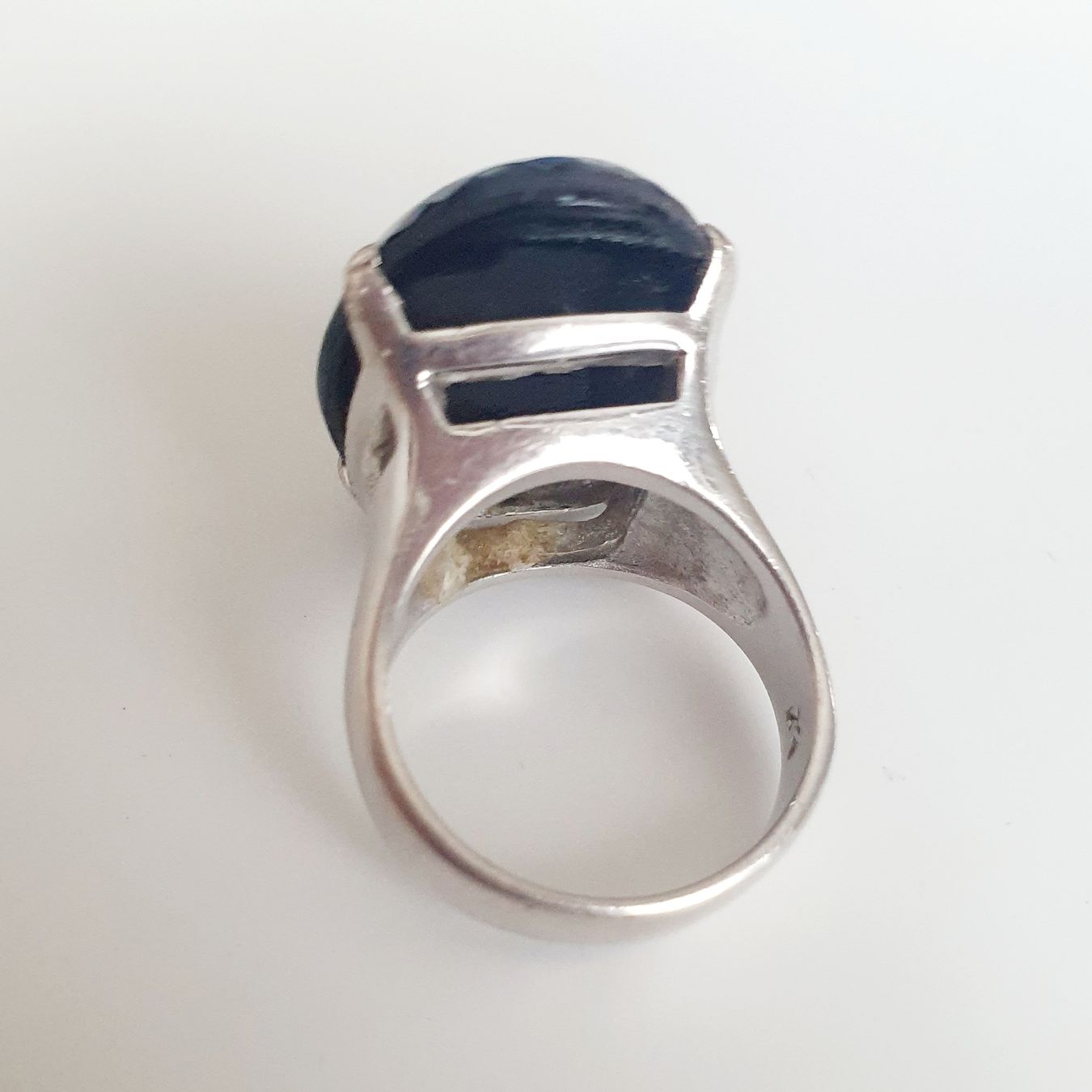Ringe: Statement-Ring mit einem ovalen Zebra-Achat 925 Silber 18 mm – Gebraucht aus Kreuzlingen von Wunderkiste123 7