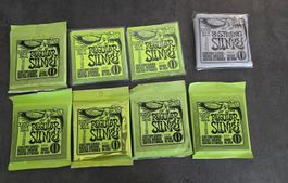 7 pack de cordes Ernie Ball Regular Slinky 10 - 46