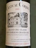 Chateau Corbin, Saint-Emilion Grand Cru Classe, 1995, Raritä