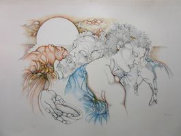 Giuliano Pini  1935 - 2017 LITHOGRAPHIE HANDSIGNIERT NUMMERI