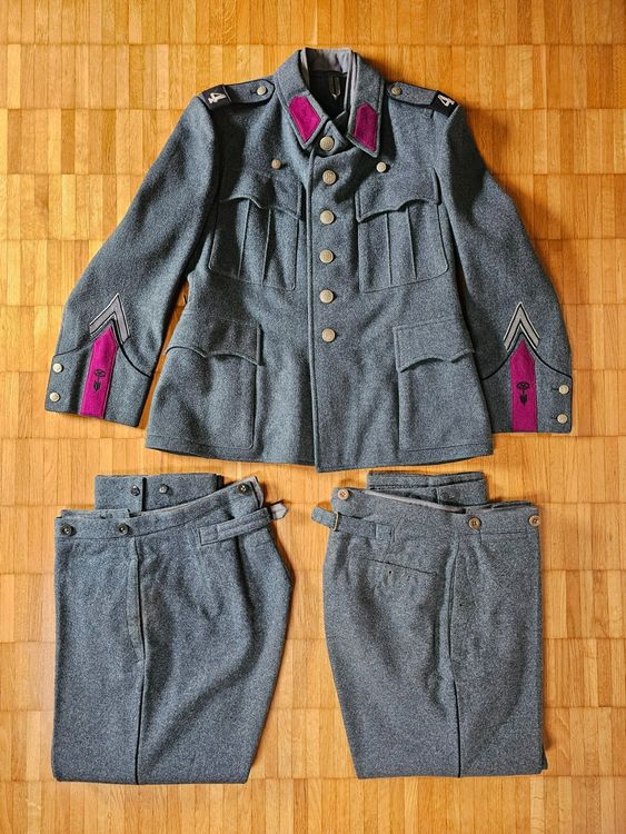 Schweizer Armee - Alte Uniform Motorradfahrer Gefreiter (Gebraucht) in ...