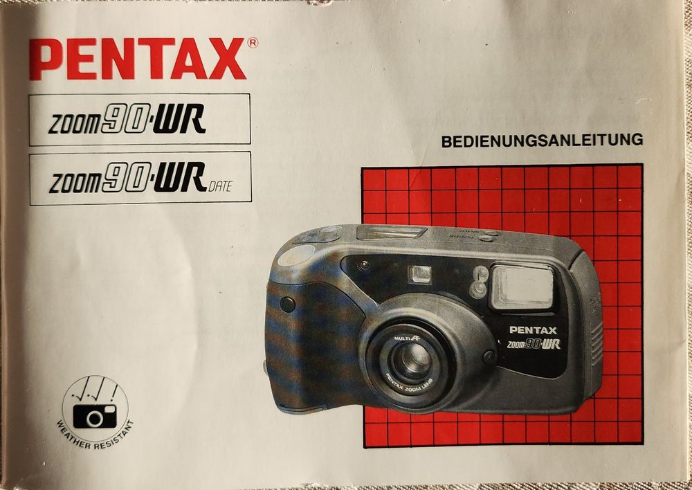 Pentax Zoom 90 WR Bedienungsanleitung (Gebraucht) in Frenkendorf