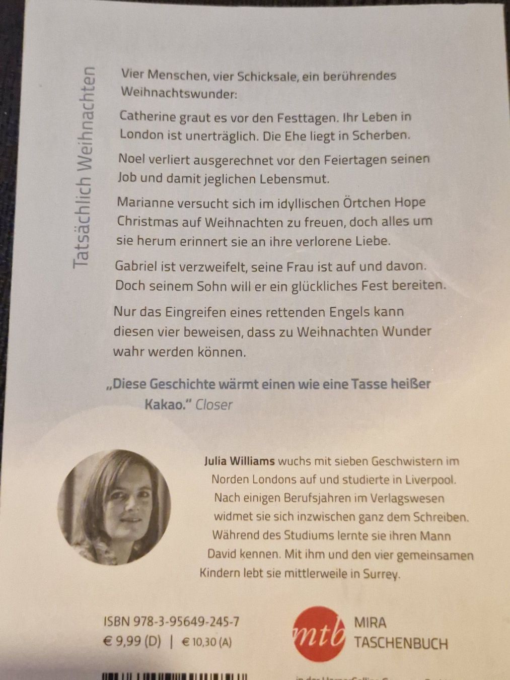 Bücher: Julia Williams 2 Romane Bücherpaket – Gebraucht aus Neuhausen am Rheinfall von Alchimista 2