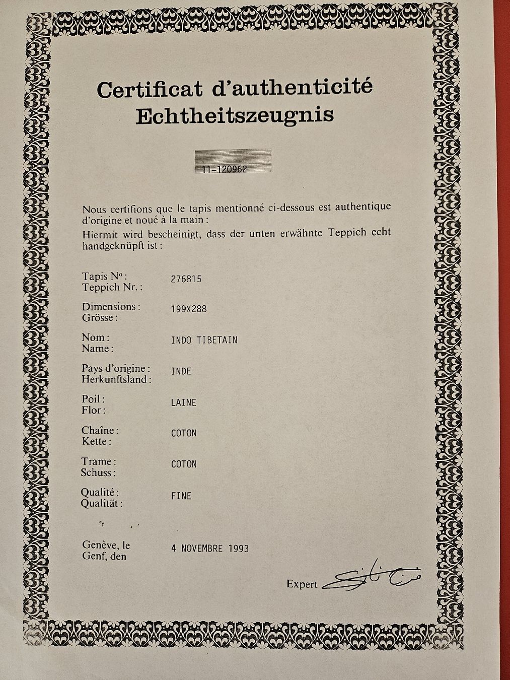 Tappeti: Schöner INDO TIBETAIN Teppisch – Usato da Amriswil venduto da bmu_sw7c 2
