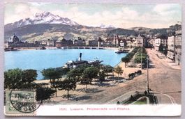 Luzern, Promenade und Pilatus