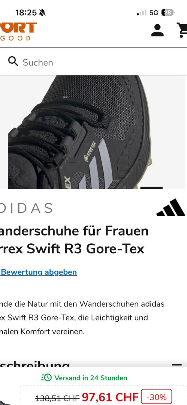 Adidas Damenschuhe: Adidas Terrex Swift R3 Wanderschuhe, Grösse 40, Neu!Gortex – Neu und originalverpackt aus Zürich von Msirco 5