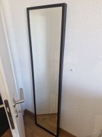 Spiegel schwarz Rahmen H:160 B:40 cm guter Zustand