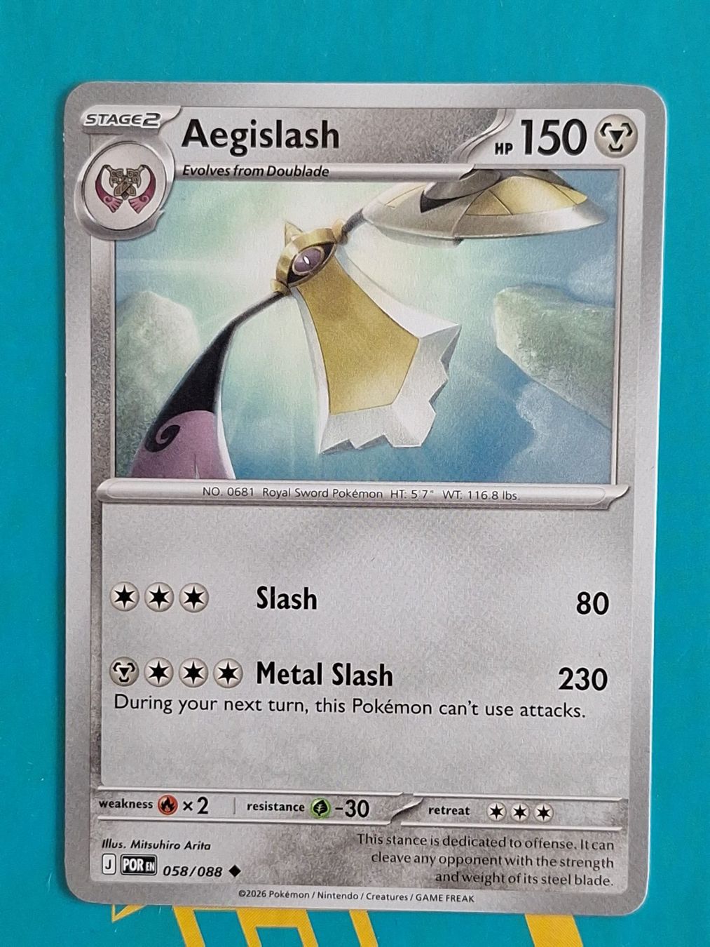 Pokémon Carte collezionabili: Aegislash - Pokemon Perfect Order – Usato da Altstätten SG venduto da GGsGameshop