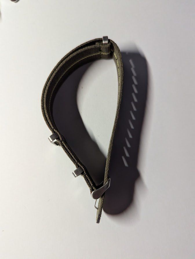 Bracciali & Braccialetti: Nylon+Elastan Uhrenarmband 22mm – Nuovo (secondo la descrizione) da Winterthur venduto da UncleMikha-el 1