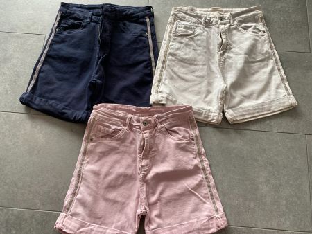 3 trendig,lässige Bermuda Shorts,Gr.S (36/38)
