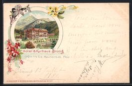 Litho Brünig, Hotel, Kurhaus Brünig vo