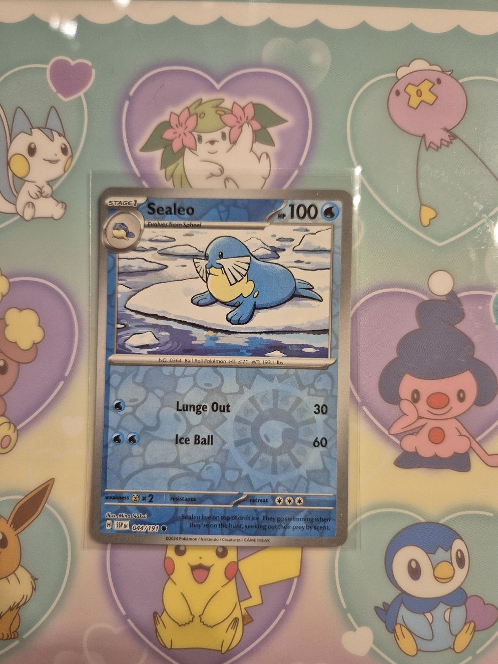 Pokémon Carte collezionabili: Sealeo Reverse Holo Pokemon SSP 044/191 EN – Nuovo (secondo la descrizione) da Altdorf UR venduto da Josi5588