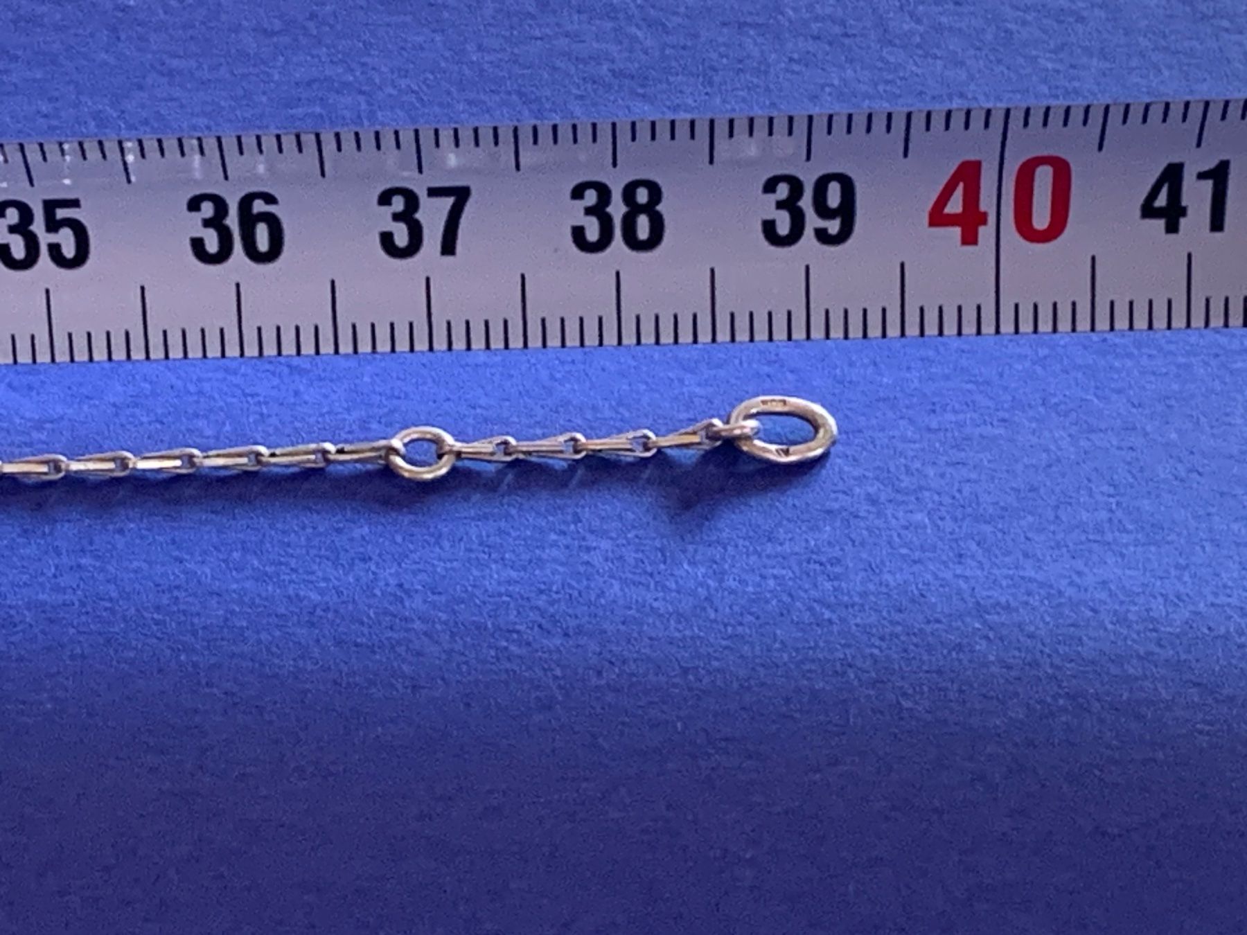 Catenine: Silberkette mit roten Elementen – Usato da Laufen venduto da Bellavitaboom 7
