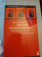 Steve de Shazer Das Spiel mit Unterschieden - Therap.Lösunge
