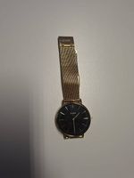 CLUSE Armbanduhr Schwarz/Gold mit Mesh-Armband  gebraucht