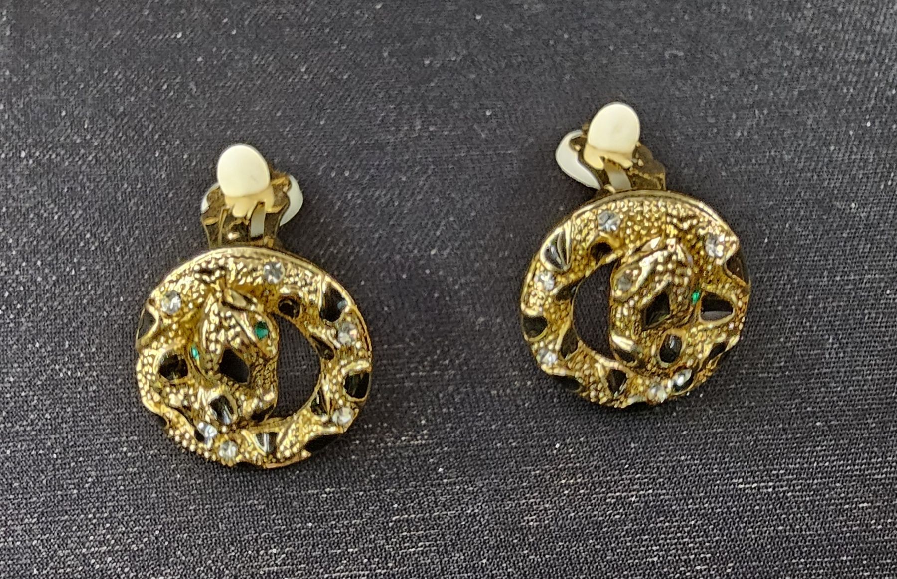 Altri gioielli: Schlangen-Collier, Gold-Optik, Ohrclips, Halskette – Nuovo (secondo la descrizione) da Wangen b. Olten venduto da ErikaK06 7