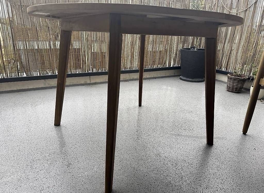 Tavoli: Gartentisch Teakholz rund 110cm – Usato da Bremgarten AG venduto da val_ch 3