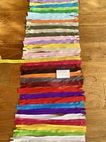 Reissverschluss Set 37 Stück bunt Länge 34 cm neuwertig