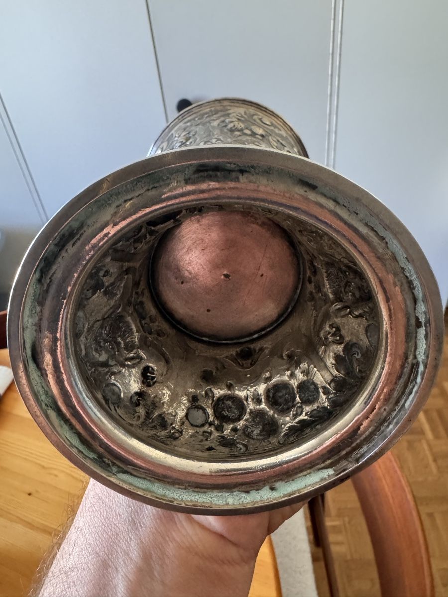 Vasen & Gefässe: Vase ancien argenté massif – Gebraucht aus Vésenaz von Angela.C3 3