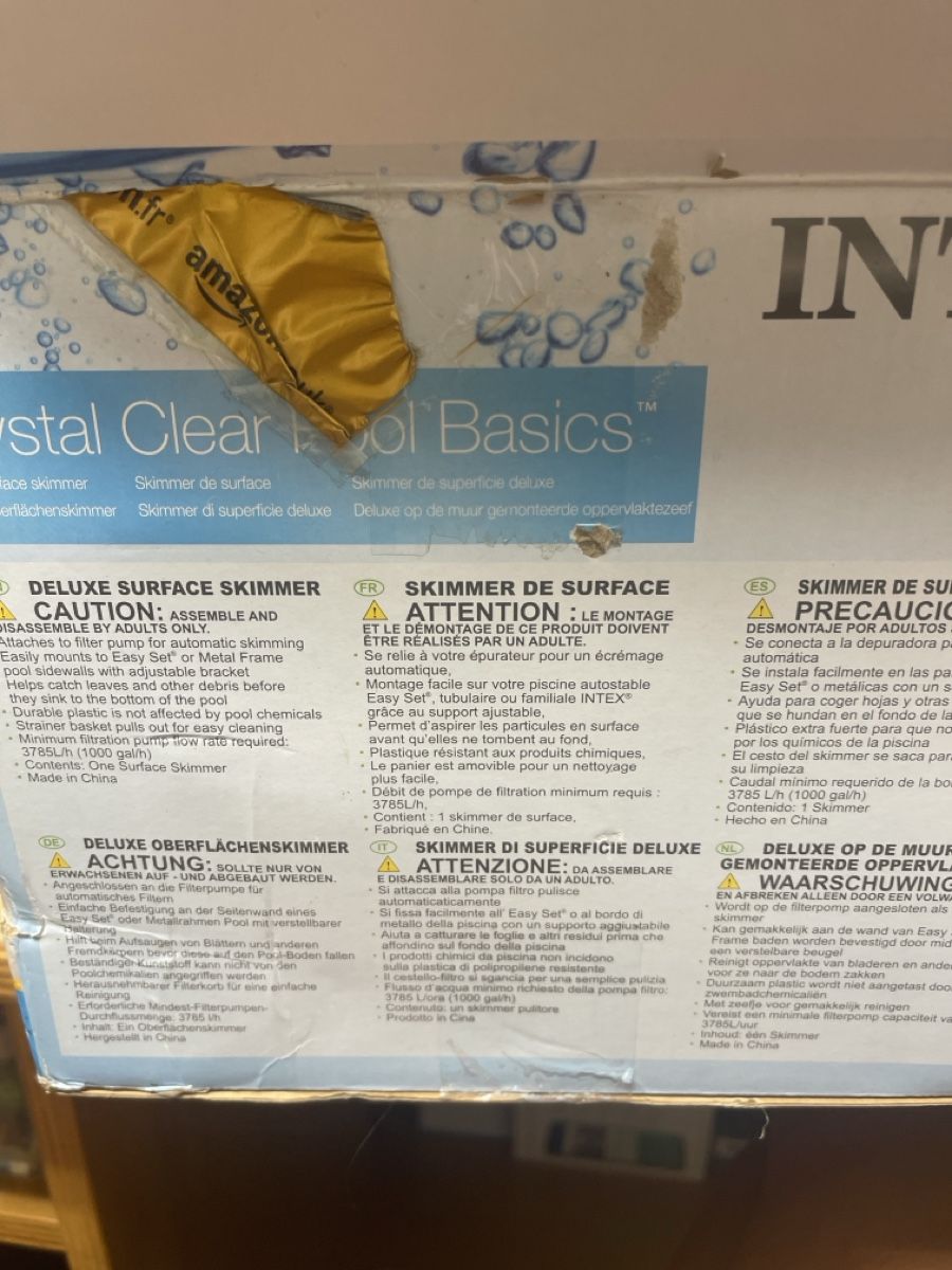 Piscine: Intex skimmer – Usato da Bad Zurzach venduto da Cuore34 1