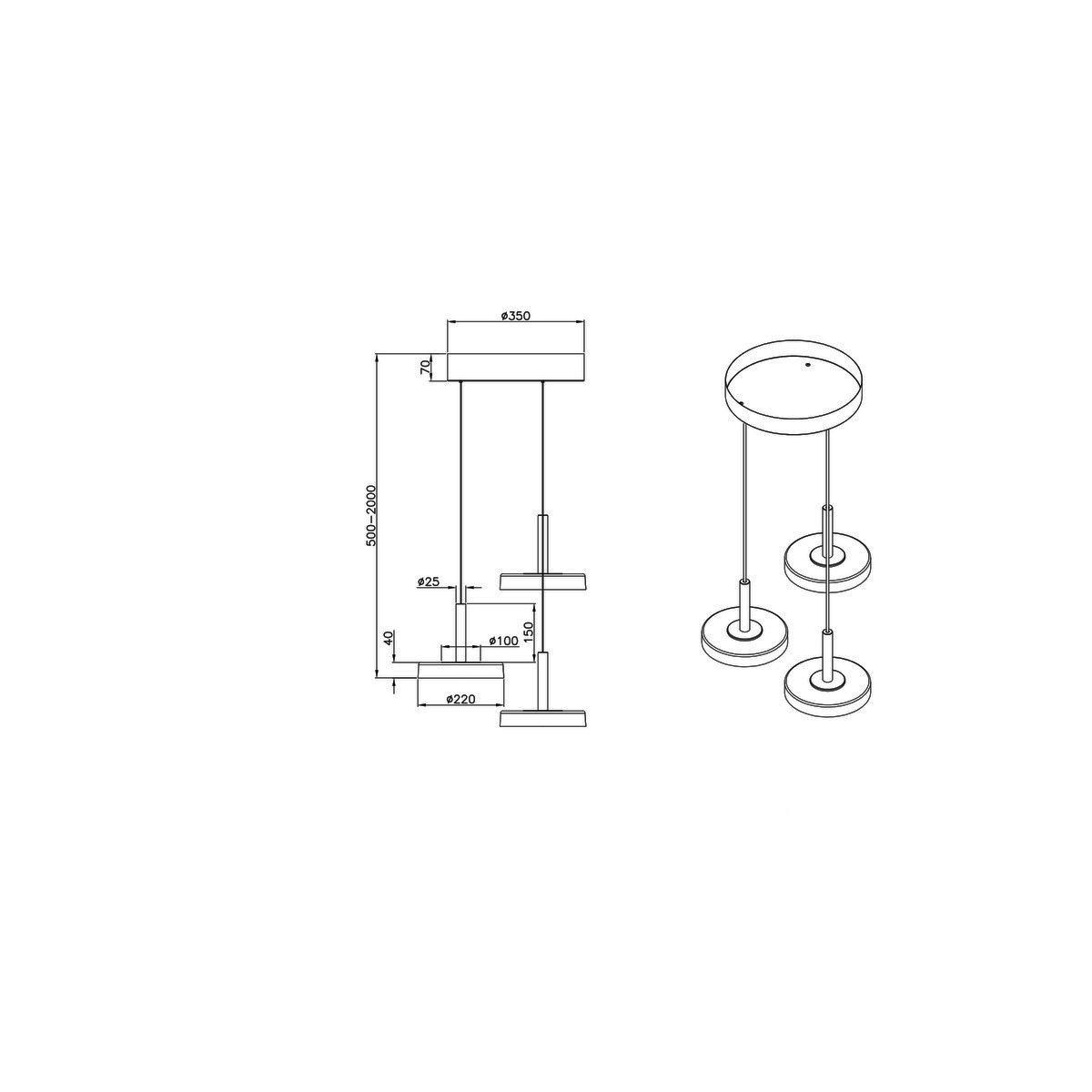 Lampadari & plafoniere: LED Pendelleuchte, Glas, 35 cm Ø – Nuovo (secondo la descrizione) da Kreuzlingen venduto da Smart-Light 7