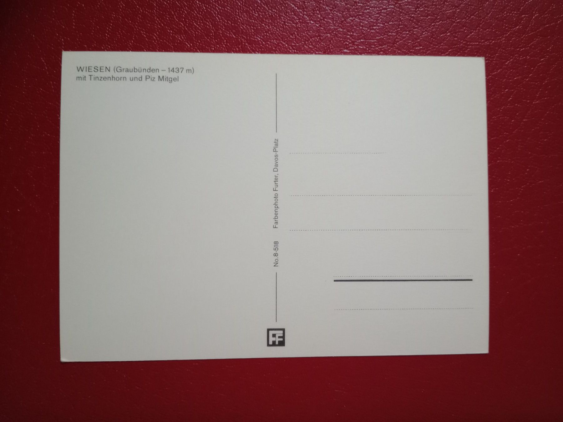 Cartoline postali: Wiesen Graubünden – Usato da Küttigen venduto da Melisch1000 1