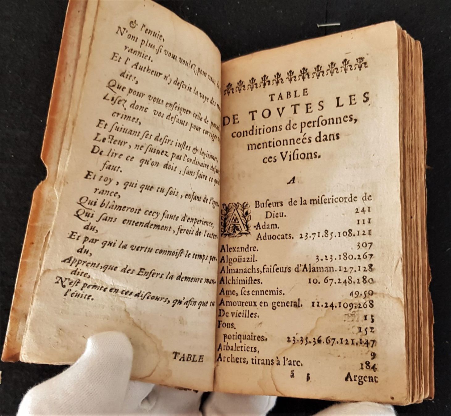 Libri: Uraltes Buch von 1659 , Quevedo F. de – Usato da Bourguillon venduto da Lucas111 2