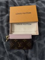 Portecarte Louis Vuitton rose Monogram