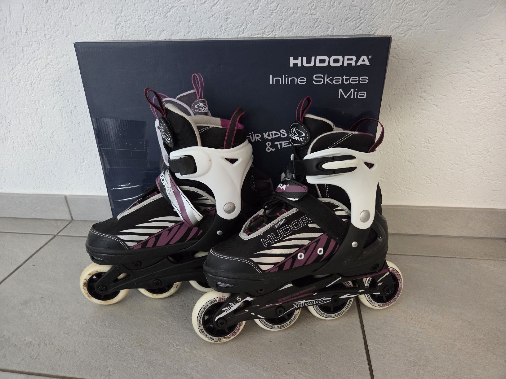 Pattini in linea & Pattini a rotelle: Hudora Inline Skates Gr.37-40 – Usato da Tenniken venduto da Mrsush 1