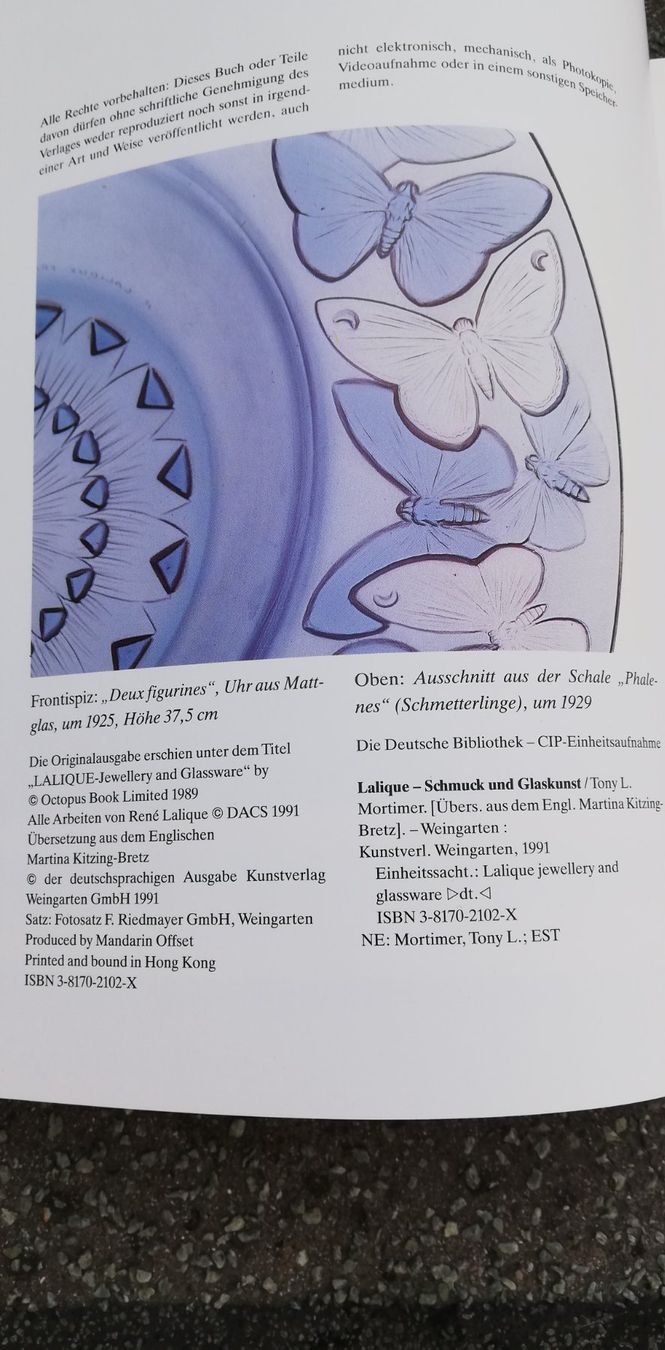 Bücher: Lalique - Schmuck und Glaskunst – Gebraucht aus Thun von Matthias72 2