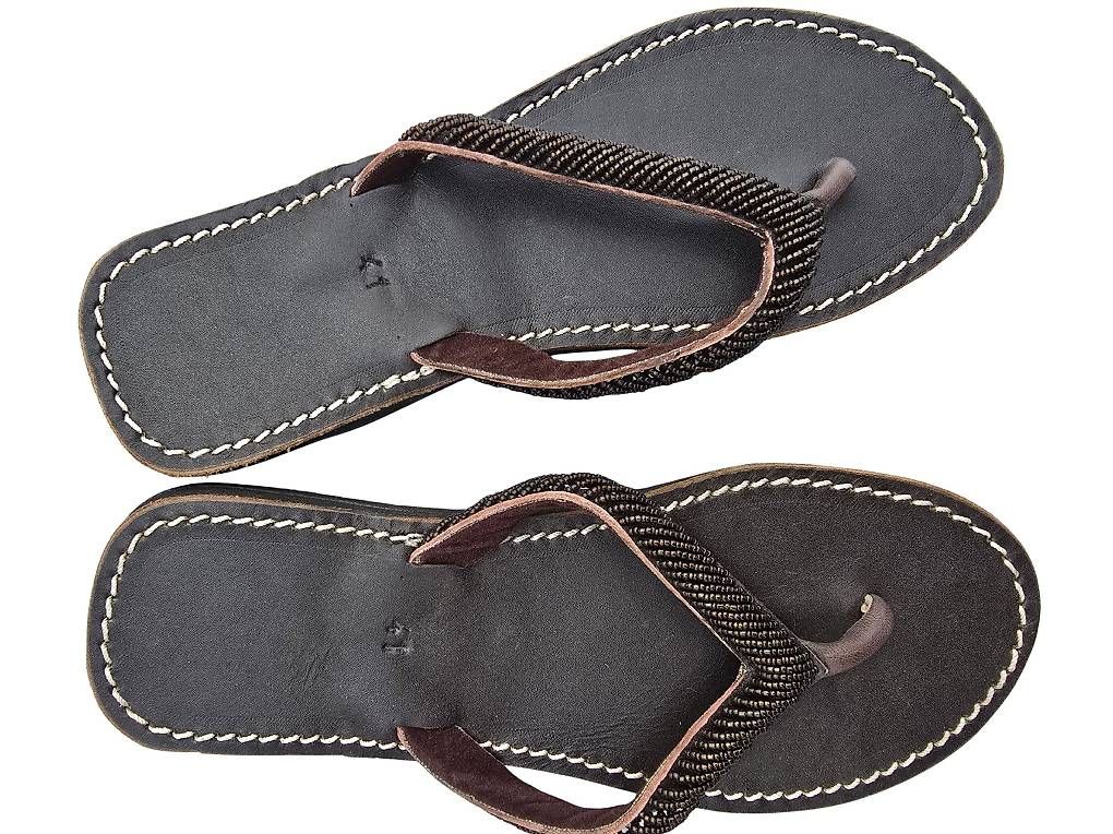 Scarpe da donna: Handgemachte Leder-Sandalen - Braun 41 – Nuovo e nell'imballaggio originale da Brione s. Minusio venduto da Littleninja