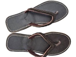 Handgemachte Leder-Sandalen - Braun 41